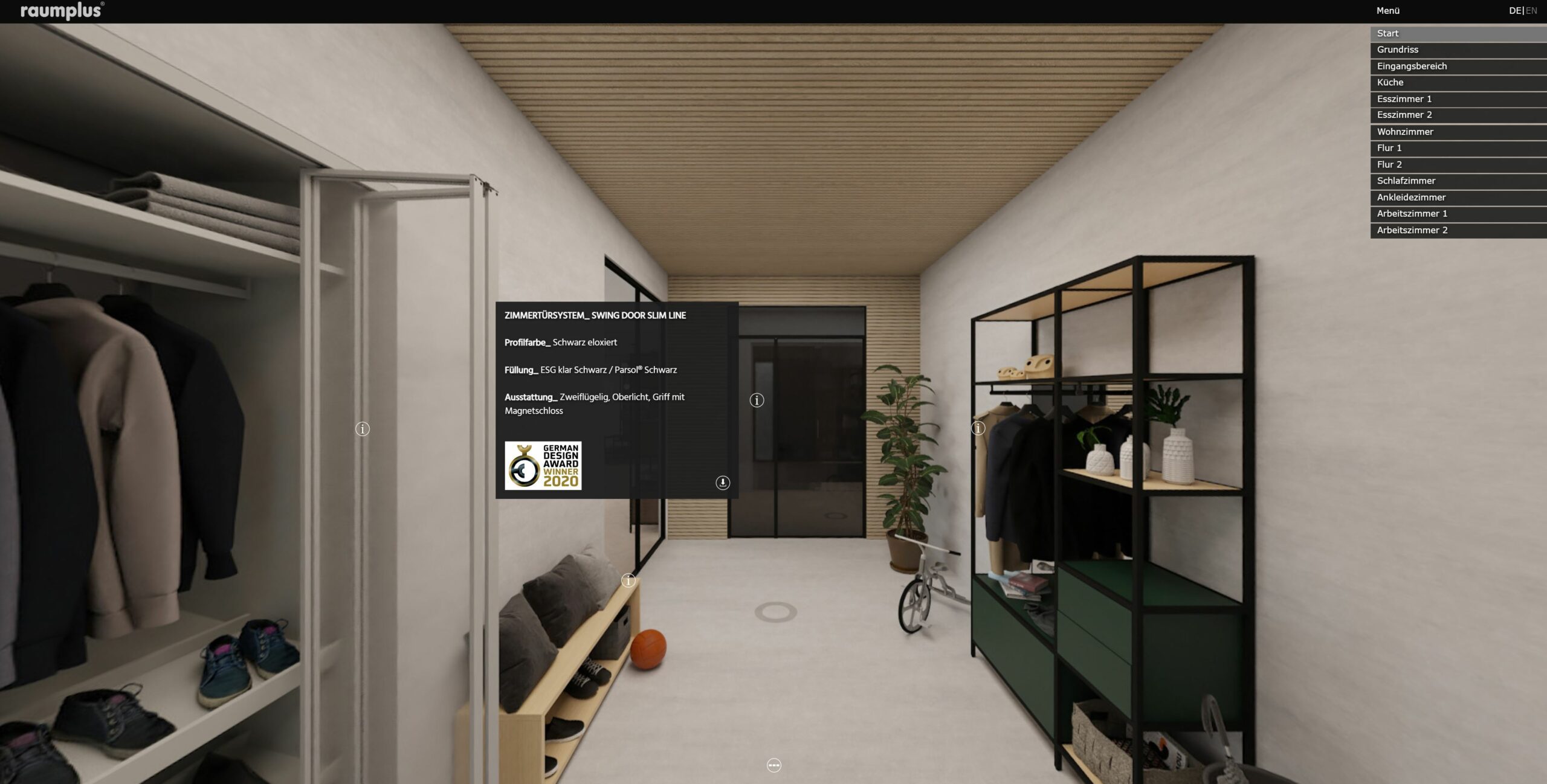 virtueller-showroom Eine moderne Küche in einer Altbauwohnung