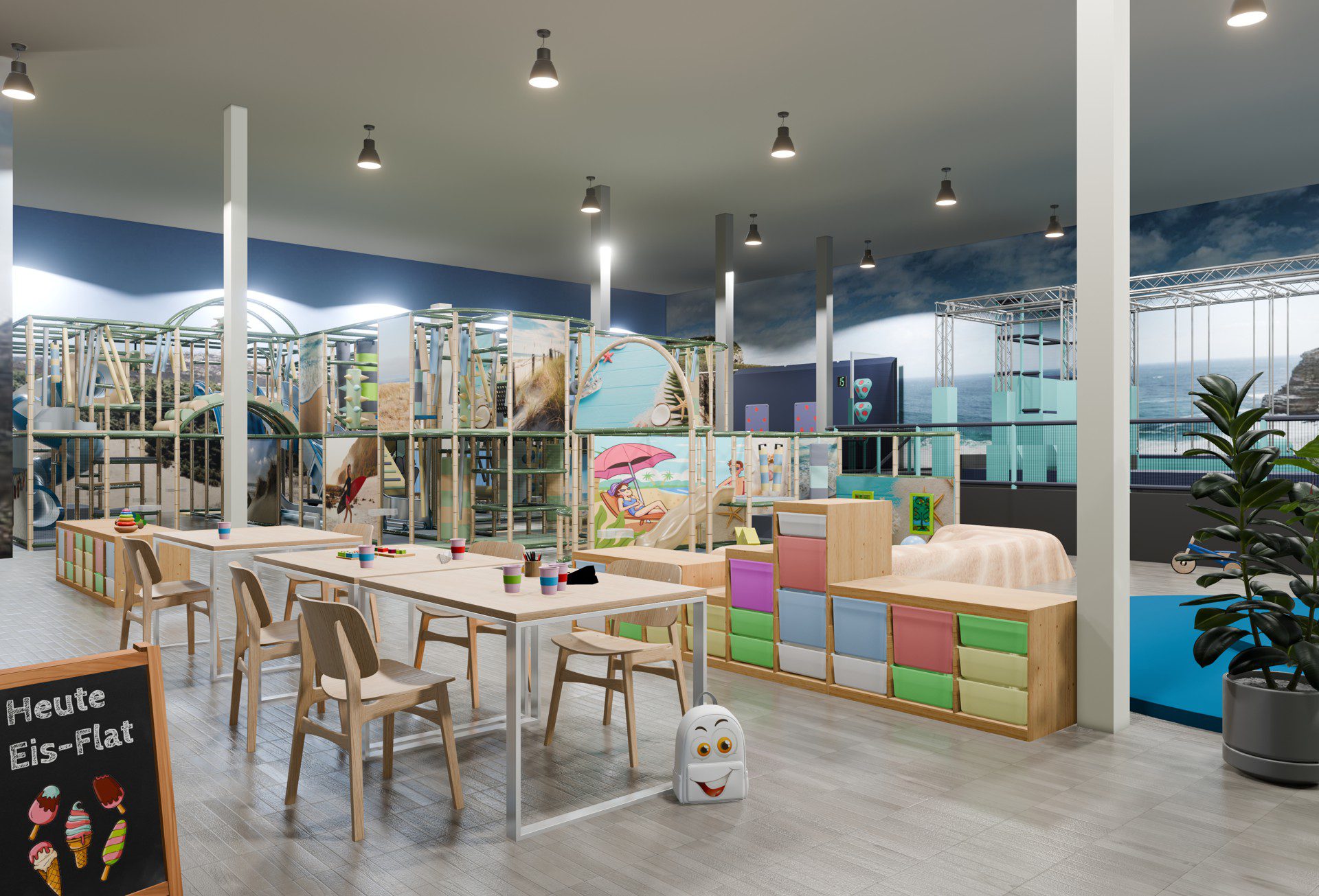 Indoorspielplatz Planung